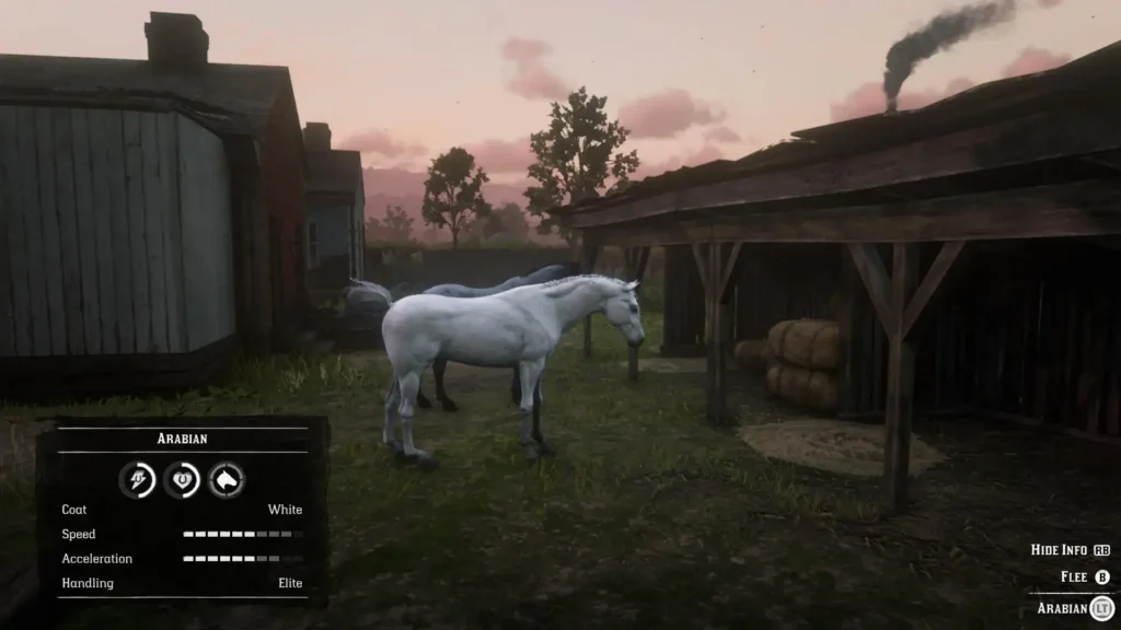 Where to find white Arabian horse RDR2? Standing White Arabian Horse in Red Dead Redemption 2.